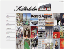 Tablet Screenshot of kallerholm.se